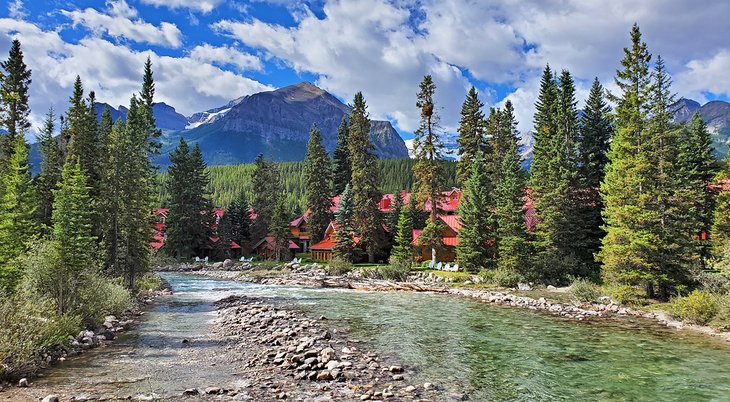 Post Hotel and Spa on the Bow River in Lake Louise