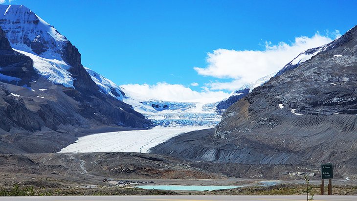 Athabasca Glacier at the Icefields Centre