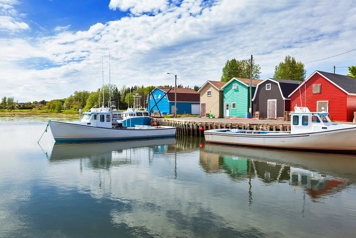 Fishing boats on Prince Edward Island