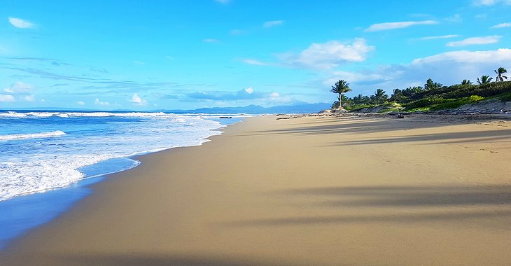 Beach to the east of downtown Cabarete