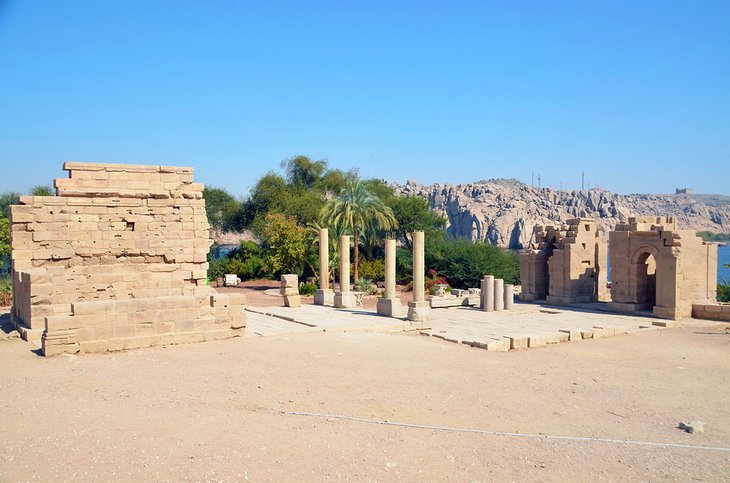 The Temple of Augustus and the Gate of Diocletian