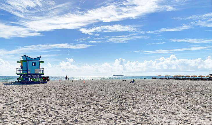 The beach at 21st street