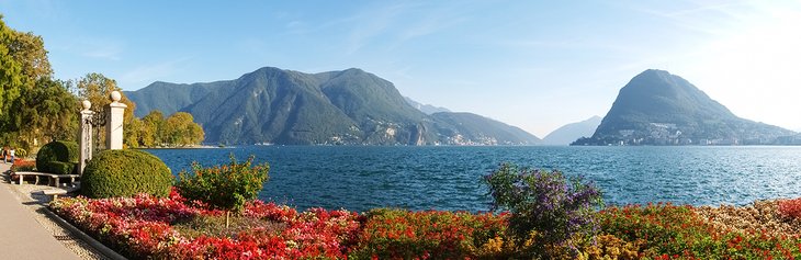 View over Lake Lugano