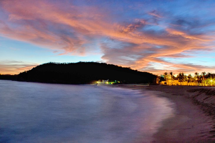 Sunset at Playa Chahue