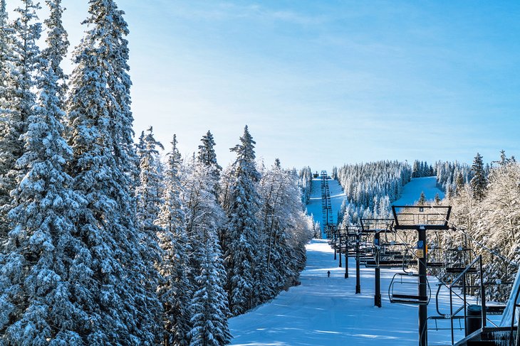 Ski slopes near Santa Fe