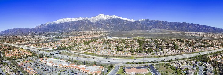 Aerial view of Rancho Cucamonga