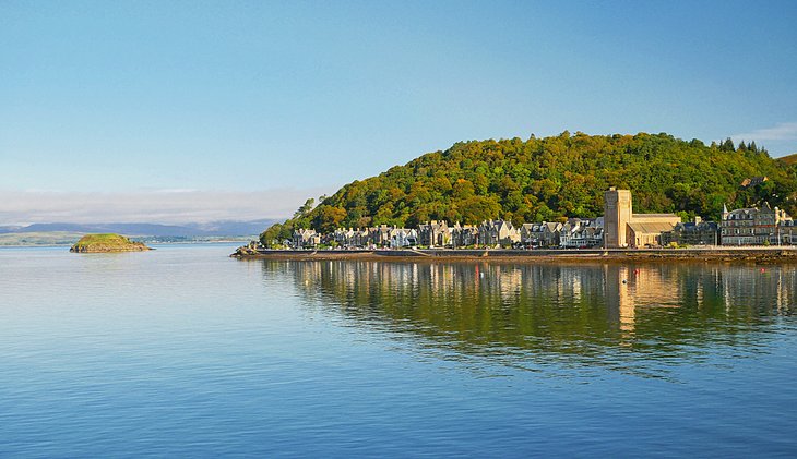 View across to the Corran Esplanade in Oban