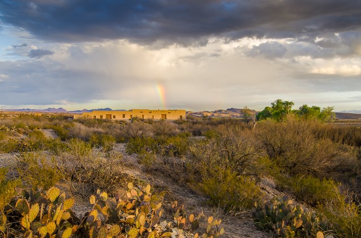 After the rain at Fort Leaton State Historic Site