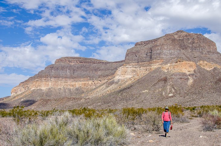 Hiking one of the River Road trails