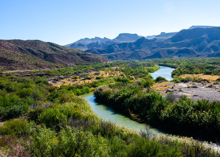 Sweeping view of the Rio Grande from the River Road