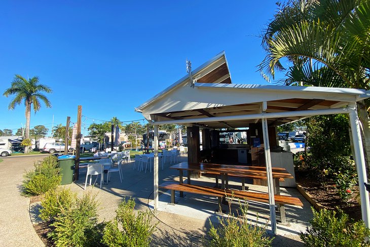 Big 4 Maroochy River camp kitchen