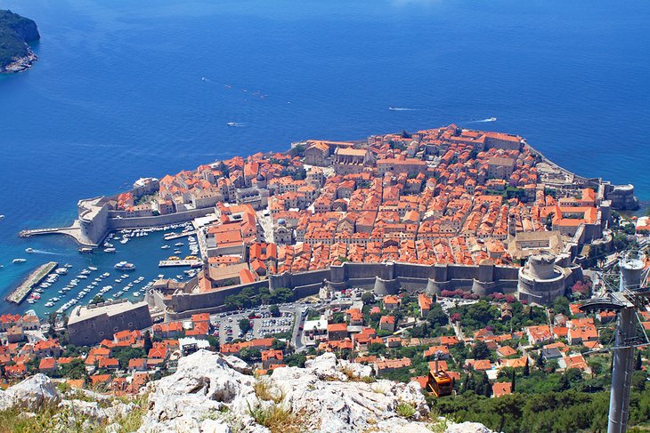 View over the Dubrovnik Old Town