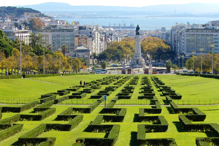 View of Lisbon from the Parque Eduardo VII