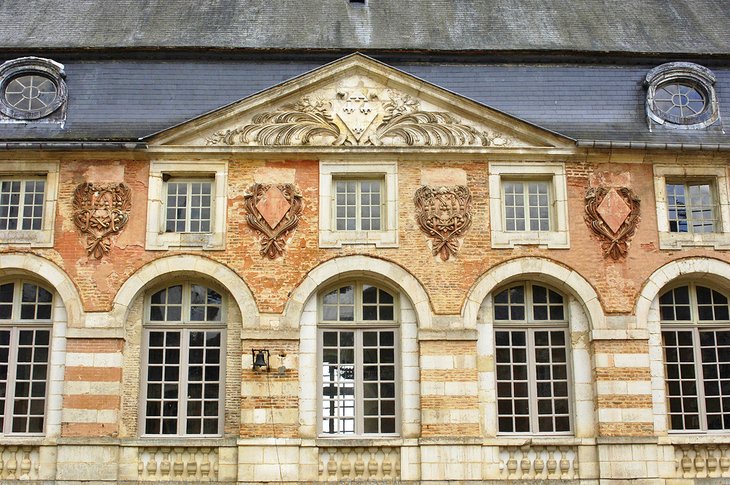 Facade of the Château de Saint-Fargeau