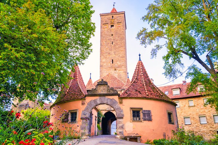 Burgtor (Castle Gate) in Rothenburg