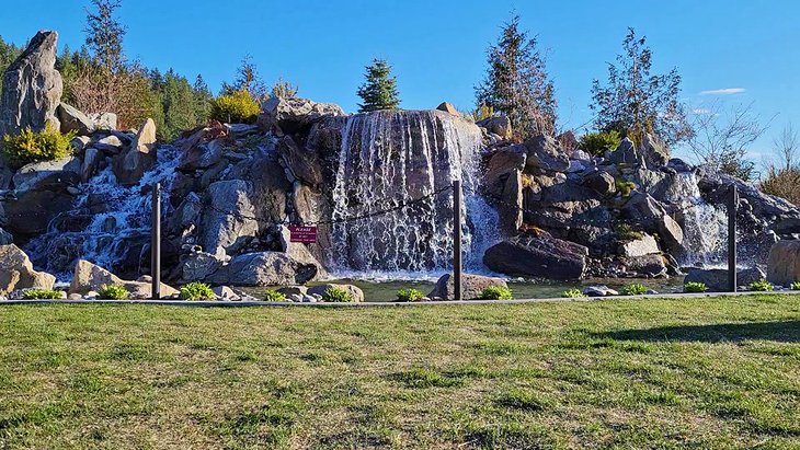 Waterfall at McEuen Park