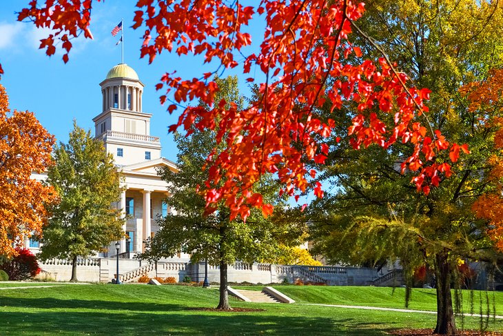 Old Capitol Building in Iowa City