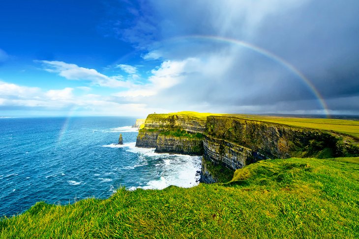 Rainbow over the Cliffs of Moher