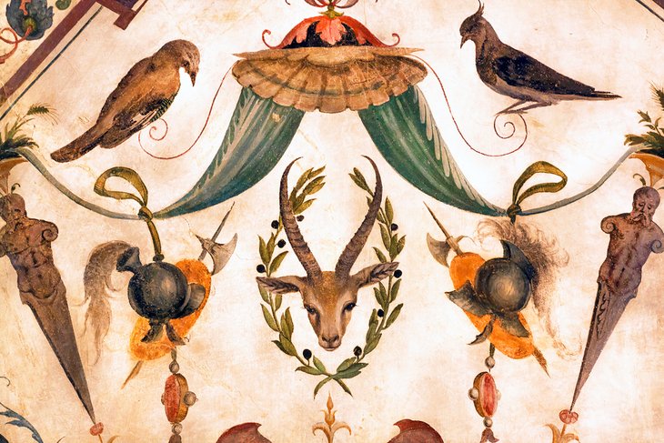 Fresco inside the Palazzo Vecchio