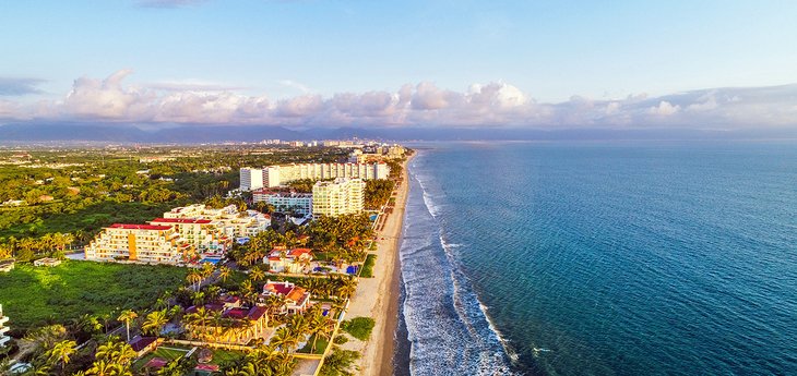 Aerial view of Nueva Vallarta