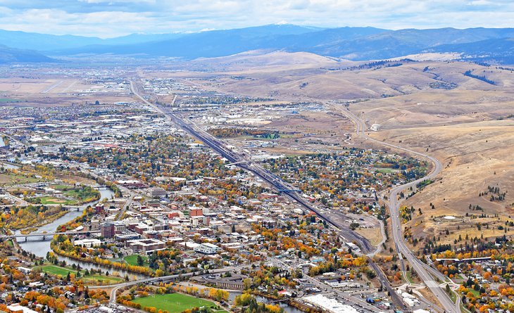 View from Mount Sentinel Summit