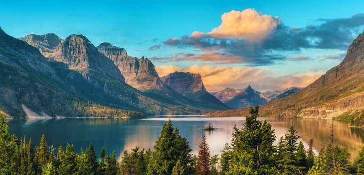 Saint Mary Lake in Glacier National Park