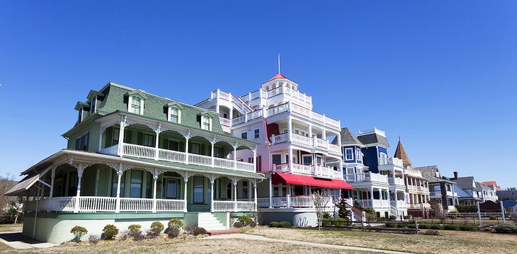 Victorian homes in Cape May