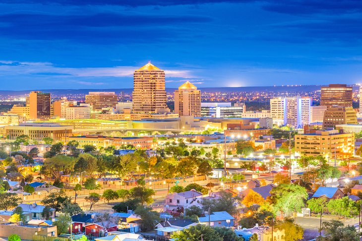 Albuquerque at twilight