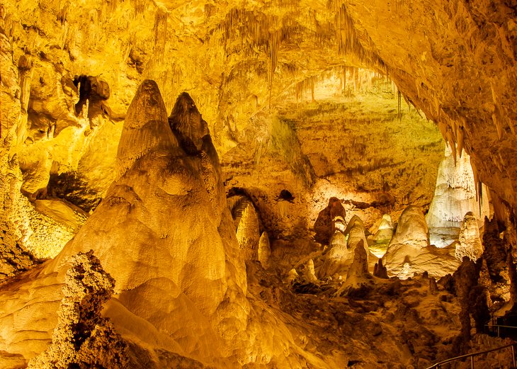 Formations in Carlsbad Caverns