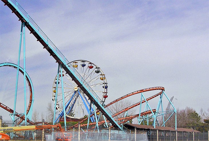 Roller Coasters at Frontier City