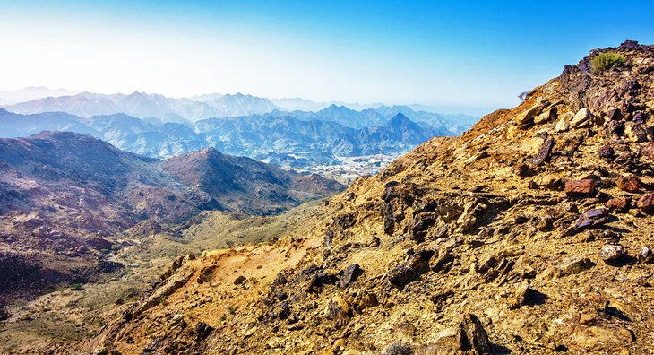 Hajar Mountain Scenery in Fujairah