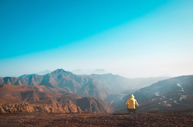 Hiking on Jebel Jais