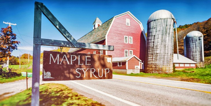 Maple syrup farm in Vermont