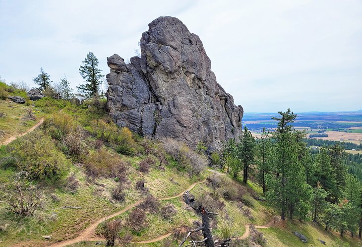 Hiking trails at the Rocks of Sharon