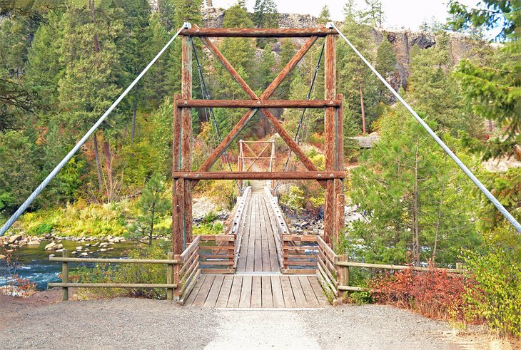 Suspension Bridge in the Bowl & Pitcher Area