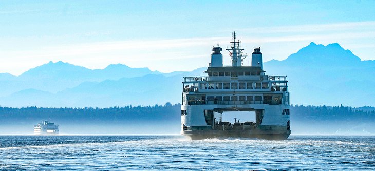 Washington State Ferry in Puget Sound