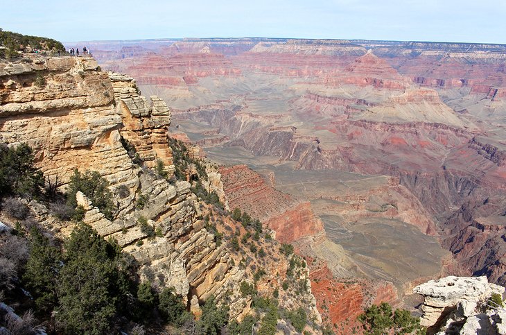 Visitors on Mather Point