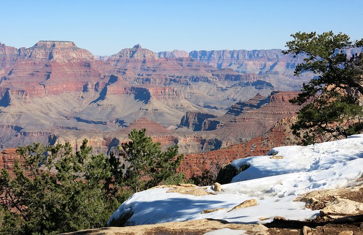 Winter at the South Rim of the Grand Canyon