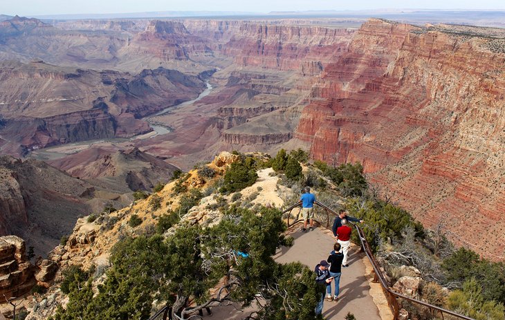 Arizona From Phoenix To Grand Canyon Desert View Watchtower People 