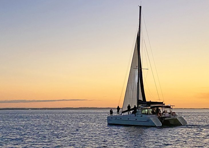 Sunset cruise in Hervey Bay
