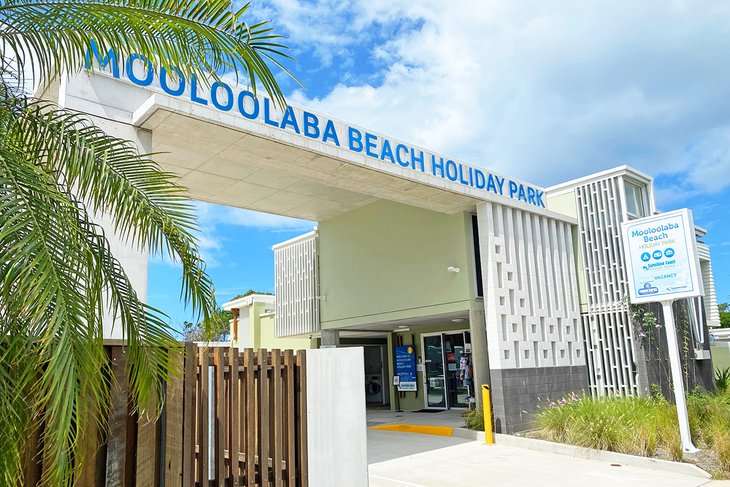 Entrance to the Mooloolaba Beach Holiday Park