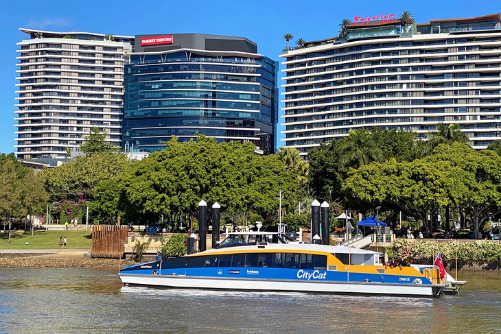 CityCat sur la rivière Brisbane