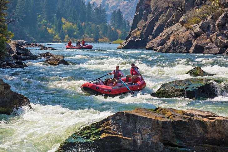 Rafting in the Bear Trap Canyon Wilderness
