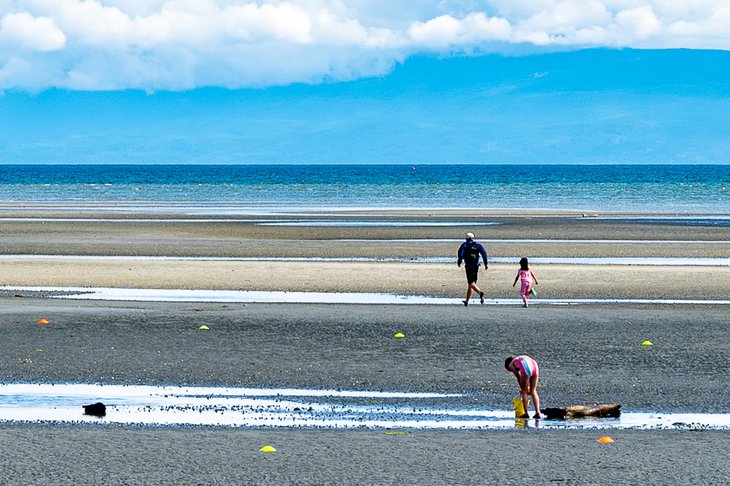 Family fun at Rathtrevor Beach