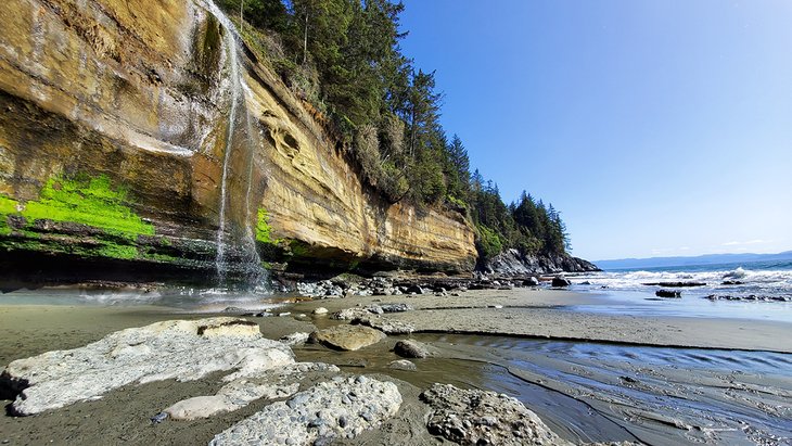 Mystic Falls on the Mystic Beach hike