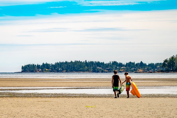 Boys on Rathtrevor Beach