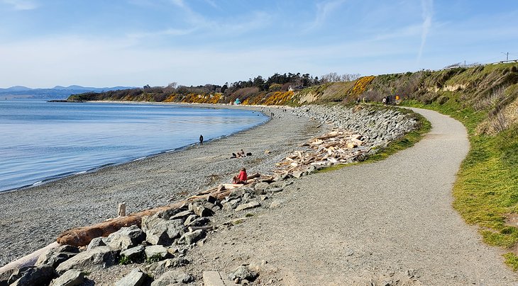 Spiral Beach below Dallas Road