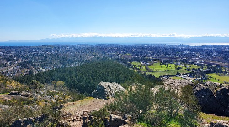 View over Victoria from Mount Doug