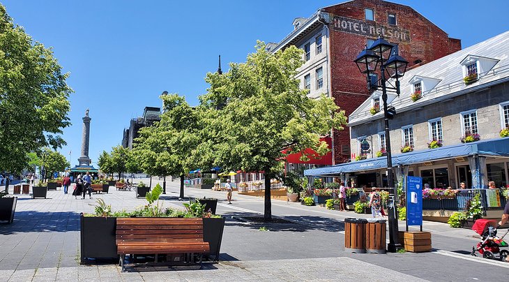 Summer in Place Jacques-Cartier