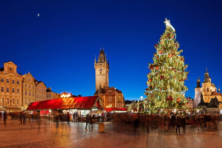 Christmas Market in Prague's Old Town Square